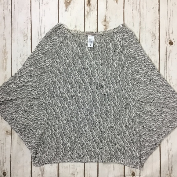 Foreign Exchange Heathered Grey Bat Wing Top - Picture 3 of 6